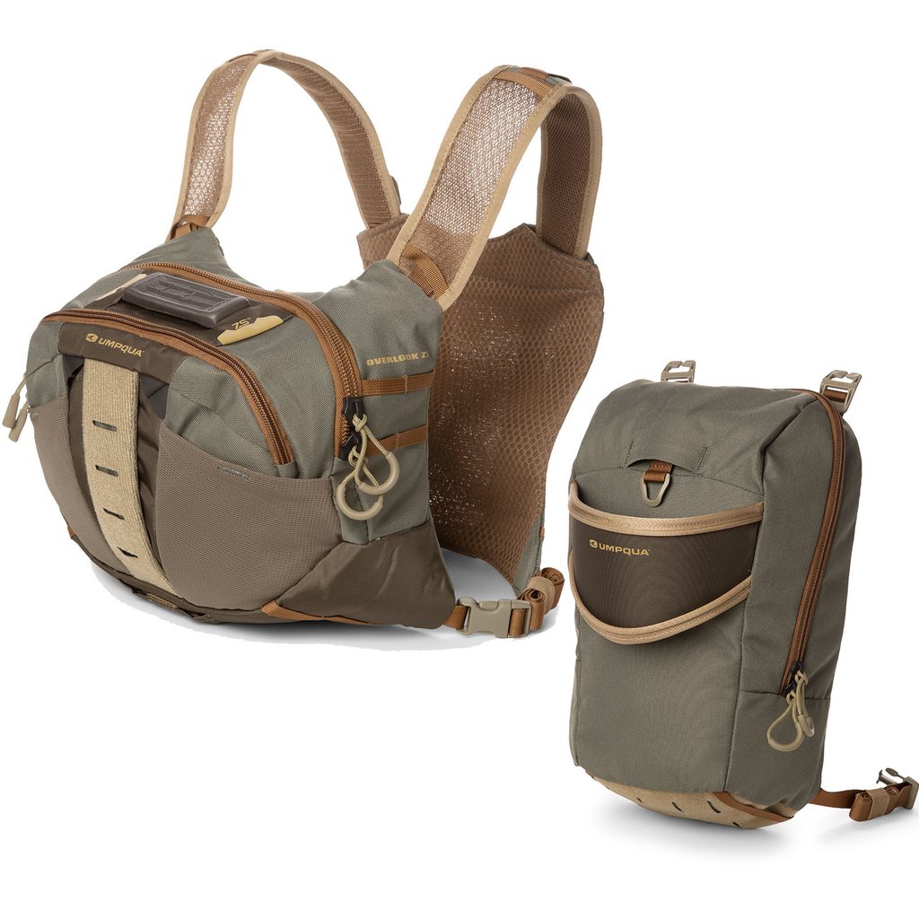 Umpqua Overlook Zerosweep Chest Pack Kit - Olive