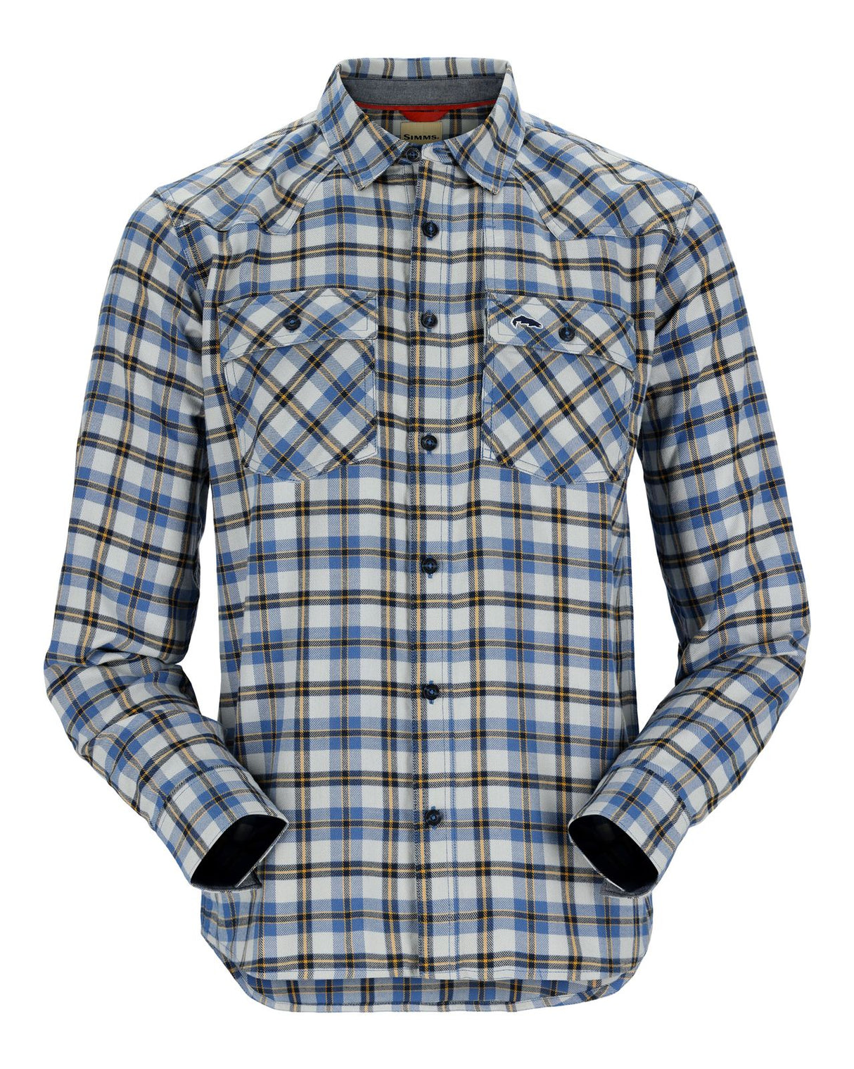 Simms Santee Flannel Admiral Blue/Navy Camp