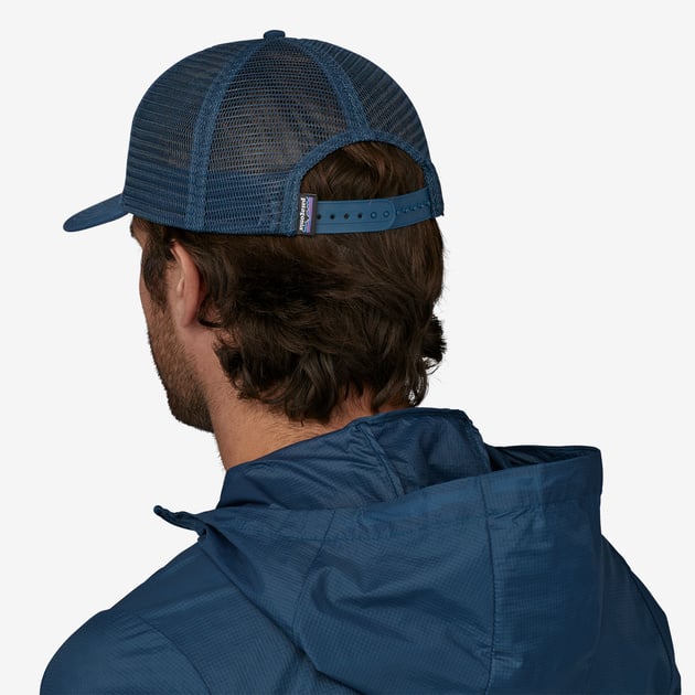 Patagonia Take a Stand Trucker Hat - Bayou Badge: Tidepool Blue