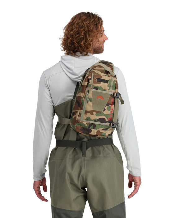 Simms Tributary Sling Pack Woodland Camo