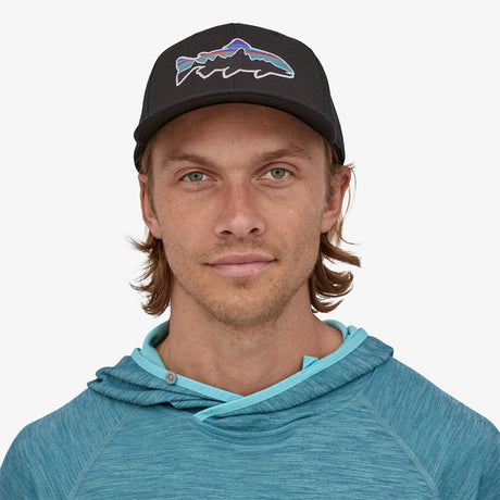 Patagonia Fitz Roy Trout Trucker Hat - Black