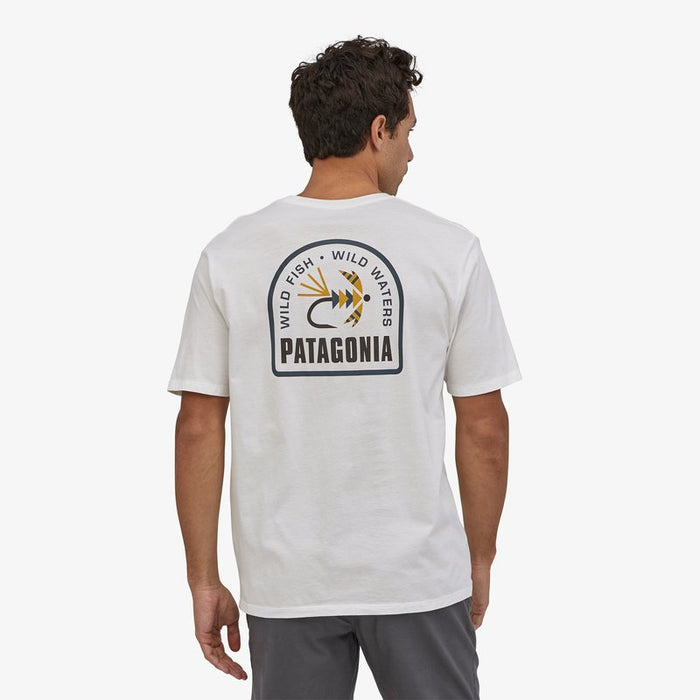 Patagonia M Soft Hackle Organic T-Shirt, White