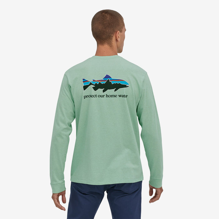 Patagonia Men's Long-Sleeved Home Water Trout Responsibili-Tee®