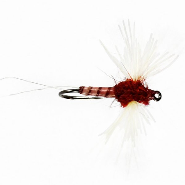 Rusty Spinner Winged Dry Barbless