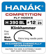 Hanak H390BL Klinkhammer Fly Hooks Barbless (25pcs/package)