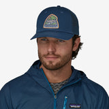 Patagonia Take a Stand Trucker Hat - Bayou Badge: Tidepool Blue