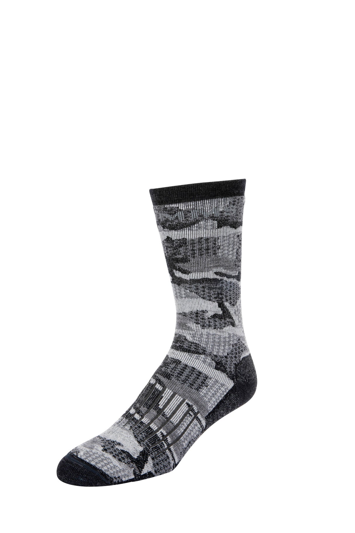 Simms Merino Midweight Hiker Sock Hex Flo Camo