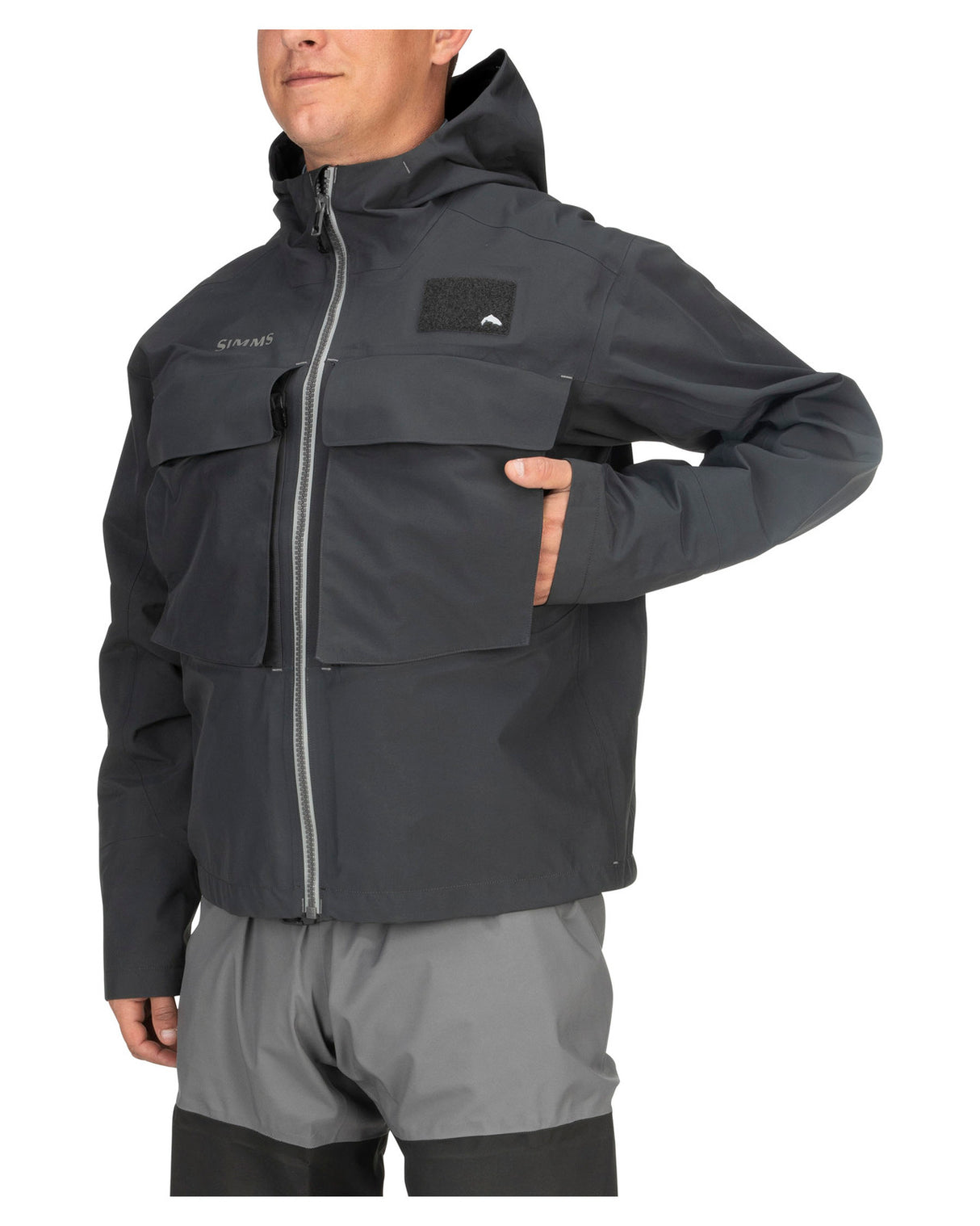 Simms Guide Classic Jacket Carbon