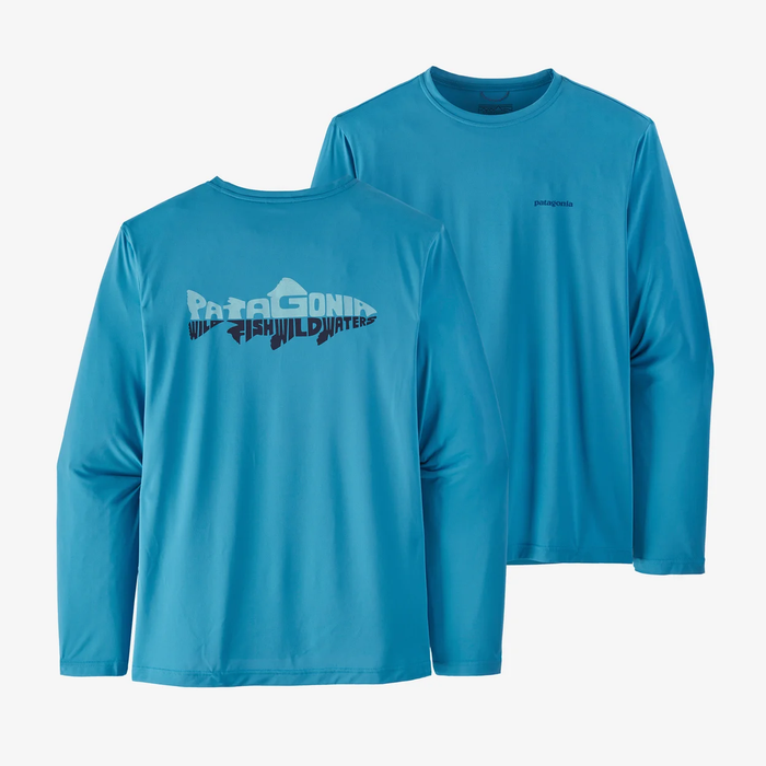 Patagonia Men's Long-Sleeved Capilene® Cool Daily Fish Graphic Shirt
