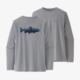 Patagonia Men's Long-Sleeved Capilene® Cool Daily Fish Graphic Shirt
