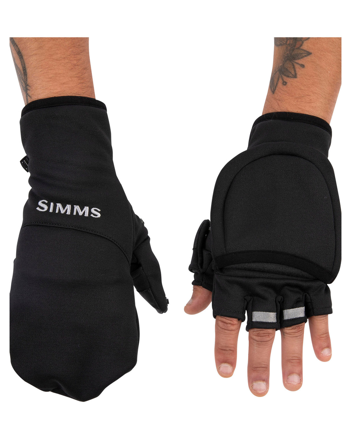 Simms Freestone Foldover Mitt Black