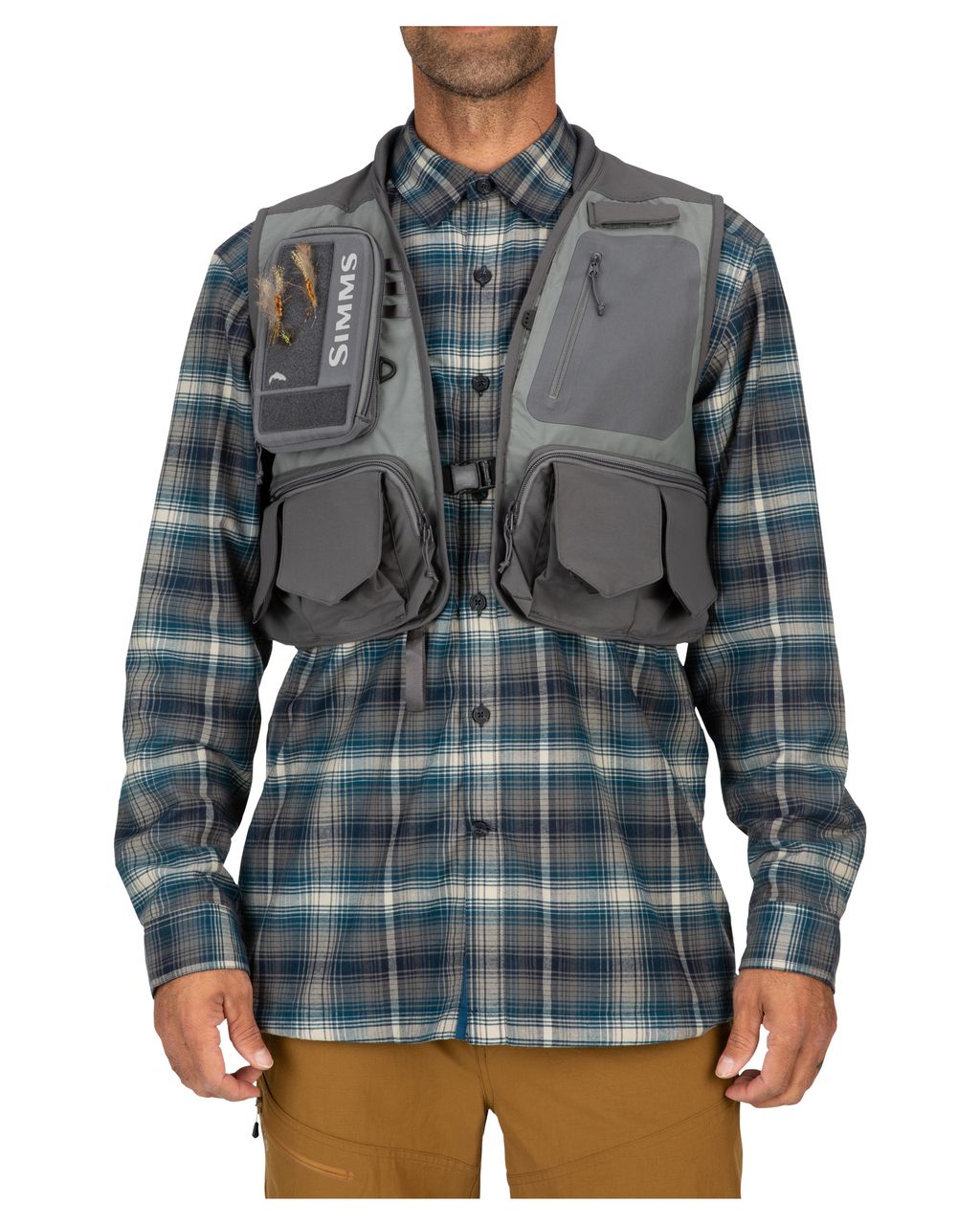 Simms Freestone Vest Pewter