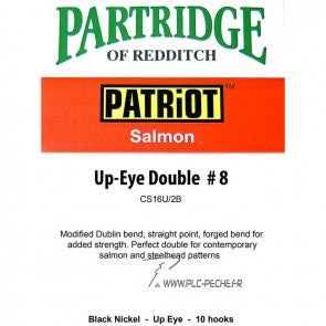Partridge Patriot Up Eye Double - Black Nickel