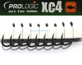 Pro Logic XC4 Single Barbless hooks for Tubes